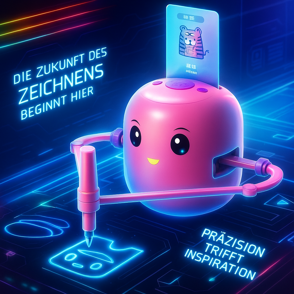 Interaktiver Lernroboter für Kinder – Montessori Zeichenroboter mit 150 Lernkarten & Sprachinteraktion