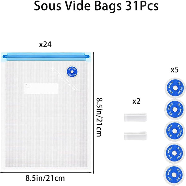 Reusable Sous Vide Vacuum Bags