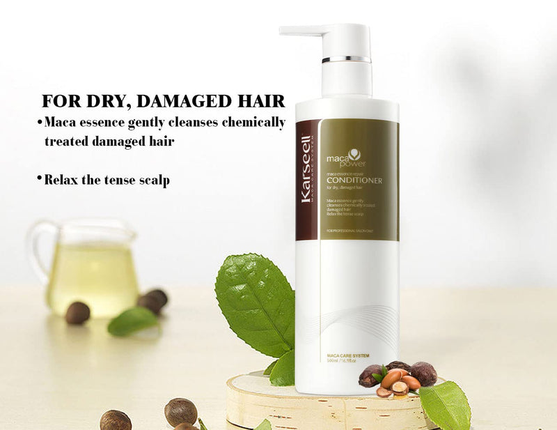 Conditioner Deep Restores Argan Oil Herbal Essence Hair Treatment Smooth Glossy for Dry and Damaged Hair 500ml 16.9 Oz