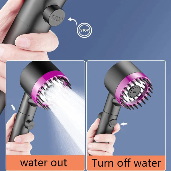 HydroLuxx 3-in-1 High Pressure Showerhead