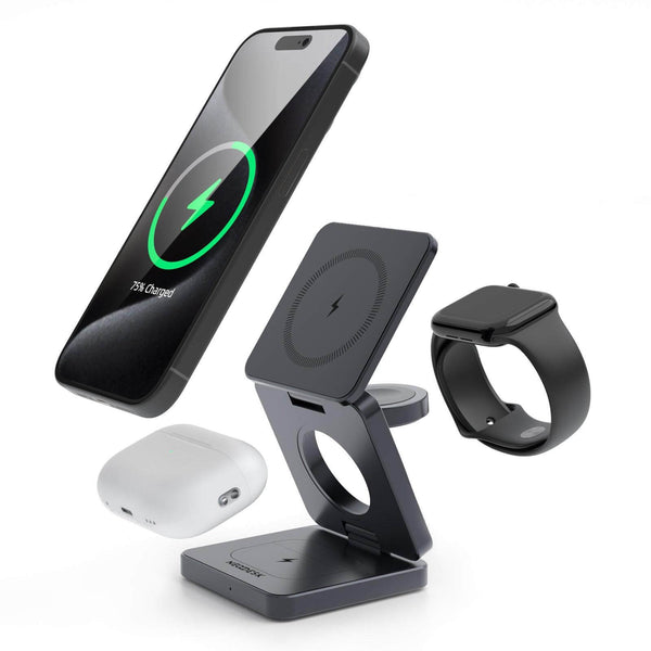 Portable 3-in-1 Wireless Charger